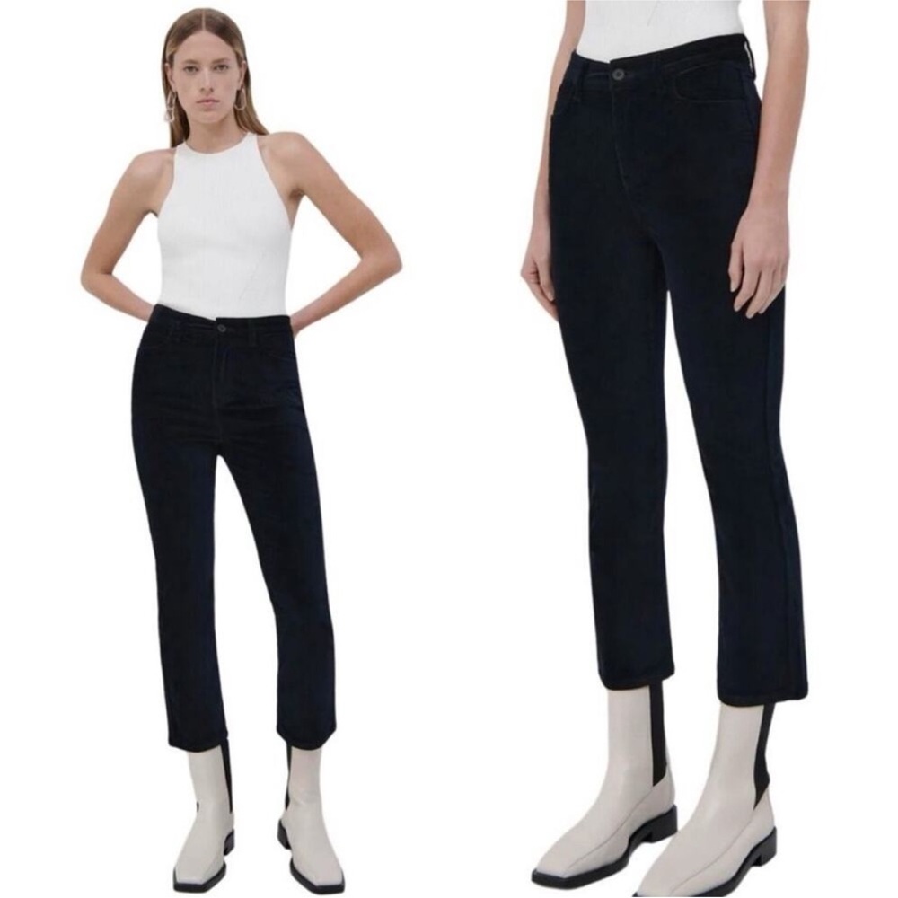 JONATHAN SIMKHAI River Velvet
Pant Midnight Cropped Ankle
Stretch Lined 27